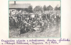 Oryginalne zdjęcie z zakończenia strajku-głodówki w Fabryce Chemicznej w Hajnówce 13.05.1937 r.