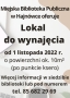 plakat z informacjją o wynajęciu lakoalu