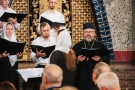 Chór podczas występu w soborze