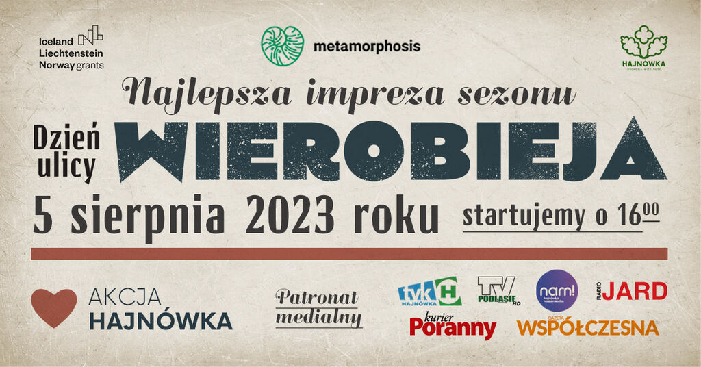 loga rganizatorów i sponsorów oran informacje o wydarzeniu