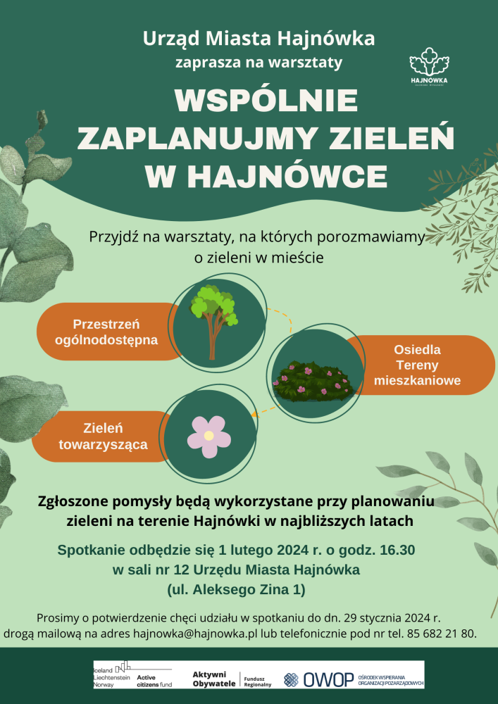 Plakat informujący o wydarzeniu