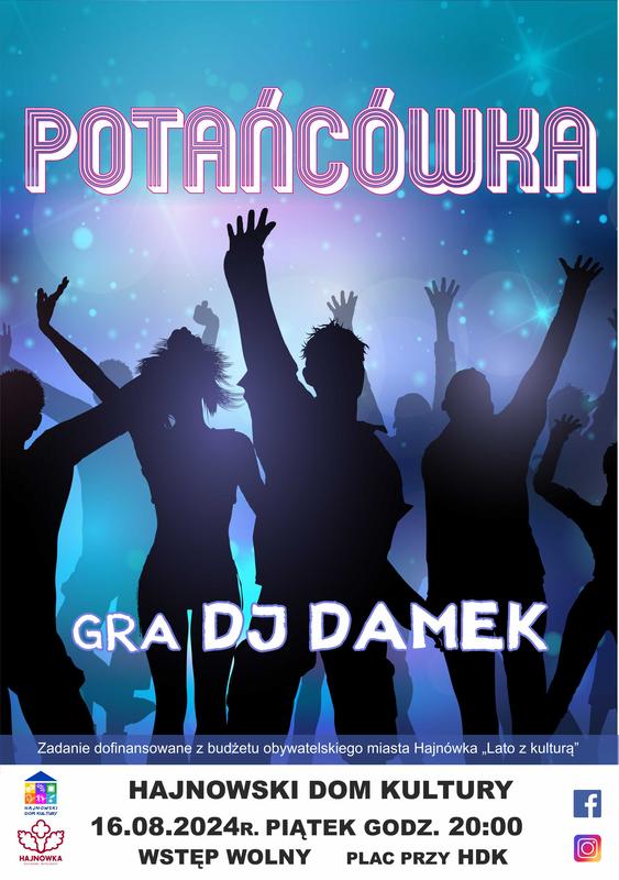plakat zapraszający na wydarzenie informacje o wydarzeniu, logo organizatora, grafika tematyczna