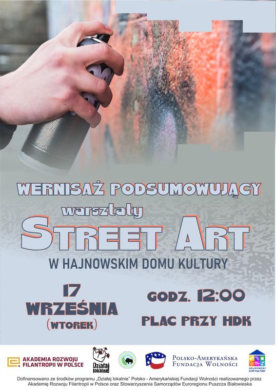 plakat zapraszający na wydarzenie plakat informacyjny