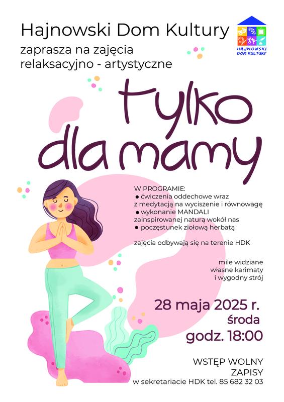 plakat zapraszający na wydarzenie informacje o wydarzeniu, logo organizatora, grafika tematyczna