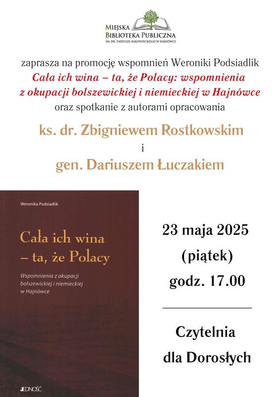 plakat zapraszający na wydarzenie informacje o wydarzeniu, logo organizatora, grafika tematyczna