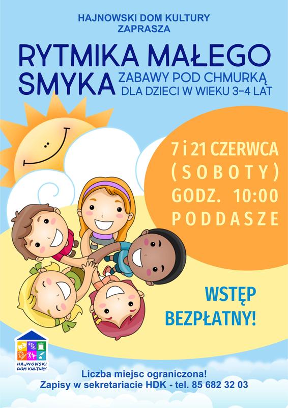 plakat zapraszający na wydarzenie informacje o wydarzeniu, logo organizatora, grafika tematyczna