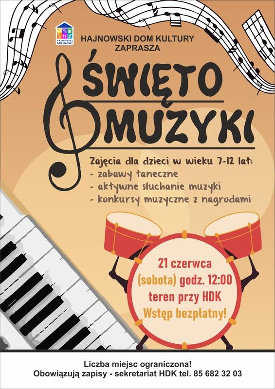 plakat zapraszający na wydarzenie informacje o wydarzeniu, logo organizatora, grafika tematyczna