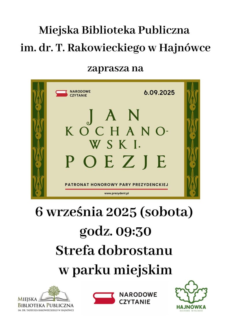 plakat informacyjny
