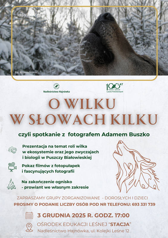 informacje o wydarzeniu, logo organizatora, grafika tematyczna