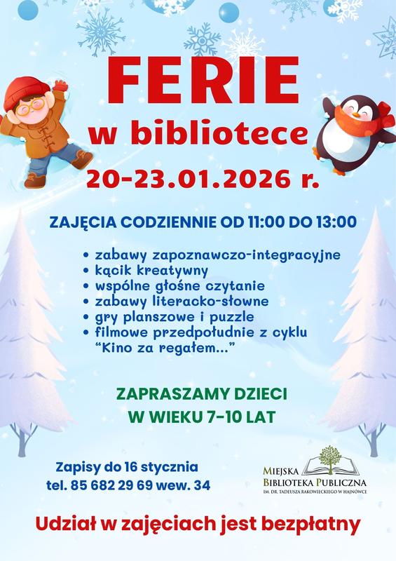 informacje o wydarzeniu, logo organizatora, grafika tematyczna