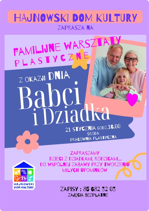 informacje o wydarzeniu, logo organizatora, grafika tematyczna
