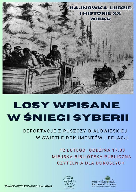 informacje o wydarzeniu, logo organizatora, grafika tematyczna