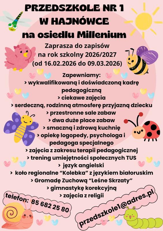 plakat informacyjny