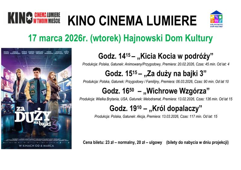 plakat informacyjny