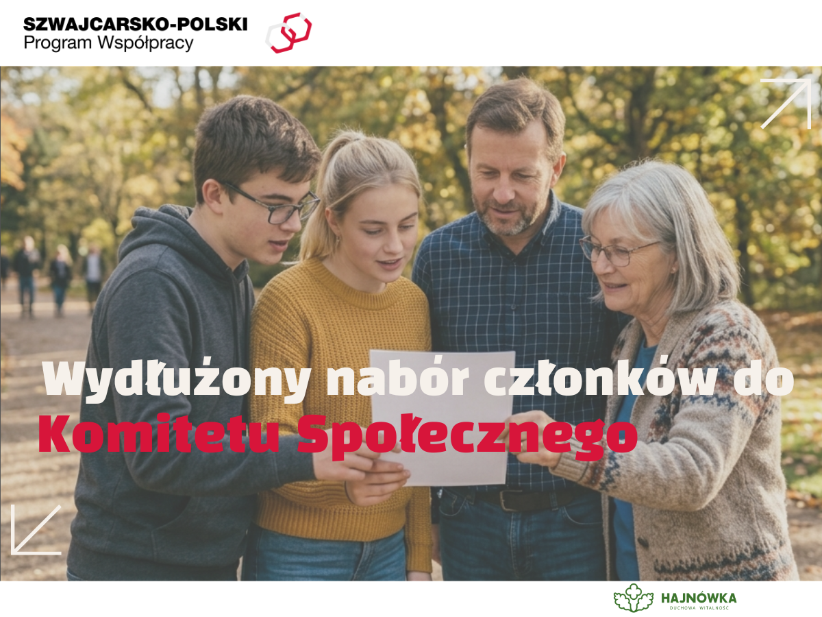 grafika z napisem nab&oacute;r członk&oacute;w do Komitetu Społecznego