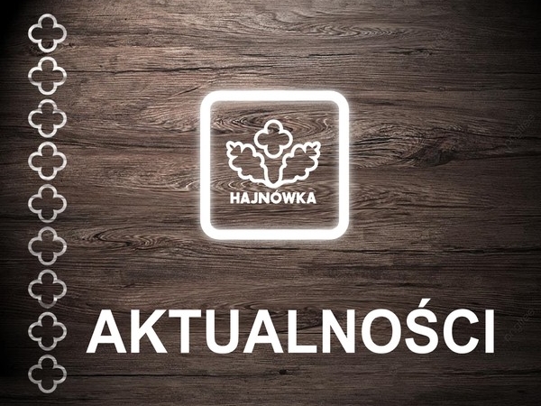 na tle desek znajduje się napis AKTUALNOŚCI oraz motyw strategii marki