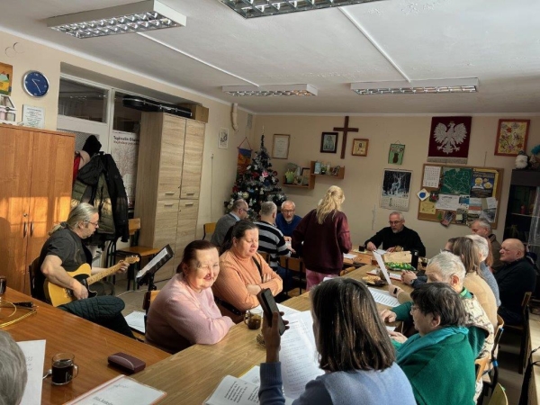 spotkanie w kole niewidomych