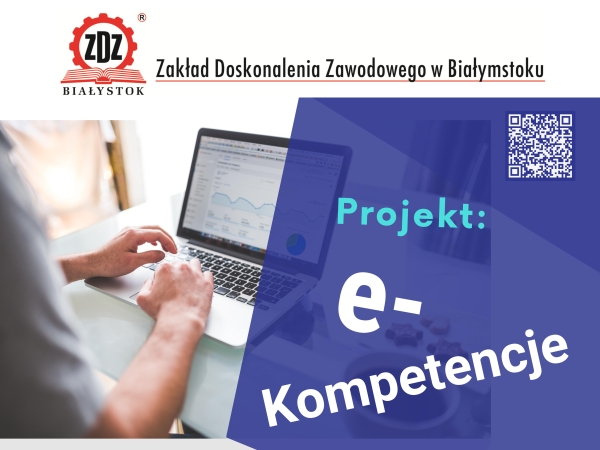 plakat informacyjny o projekcie