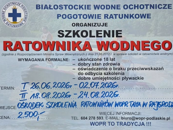 plakat informacyjny