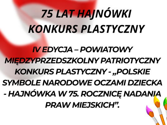 plakat informacyjny
