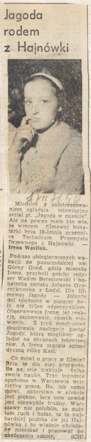 Skan wycinka z gazety