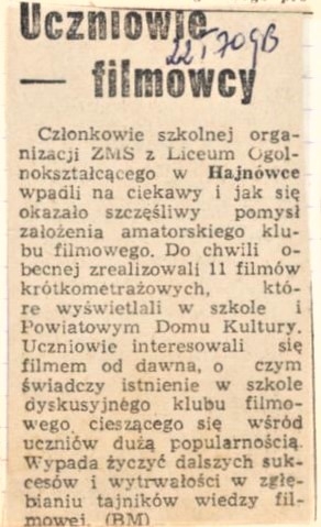 Skan wycinka z gazety