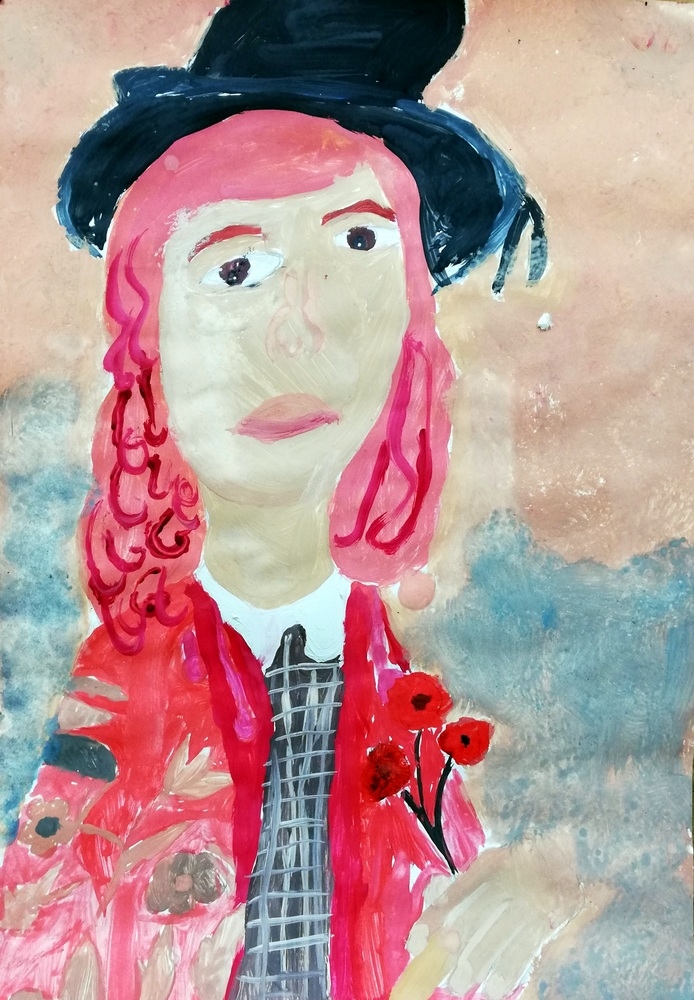 zdjęcie pracy plastycznej - portret