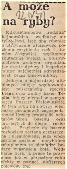 wycinek z gazety