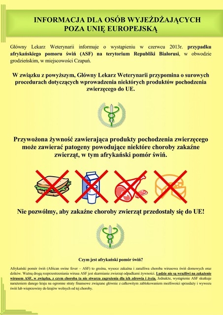 żółty plakat z informacjami z tekstu