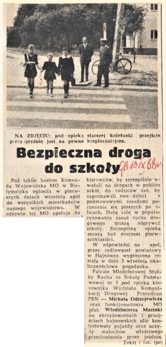 Skan artykułu ze starej gazety