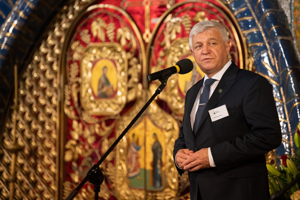 Burmistrz Miasta podczas przemówienia