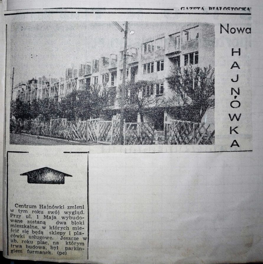 fragment budującego się nowego osiedla mieszkaniowego.