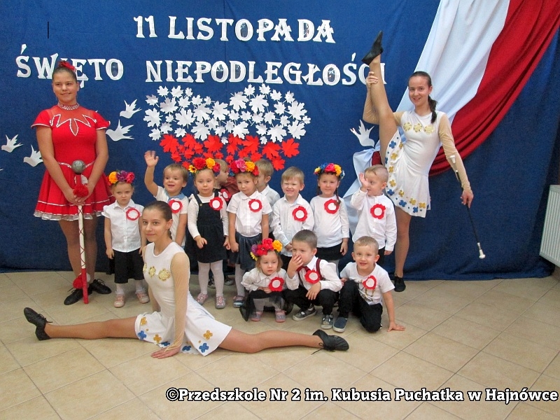 Fotografia do artykułu "11 Listopada Narodowe Święto Niepodległości w Przedszkolu nr 2 im. Kubusia Puchatka w Hajnówce"