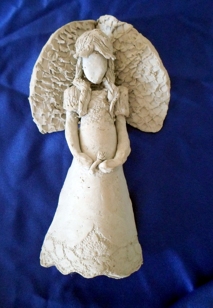 wykonana praca - anioł