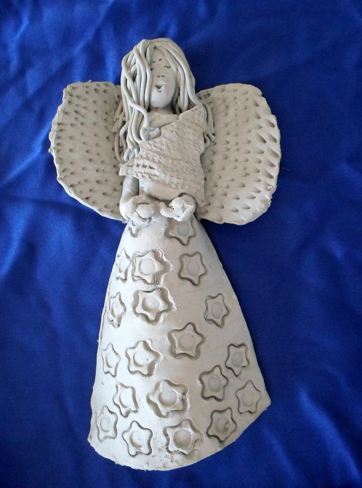 wykonana praca - anioł