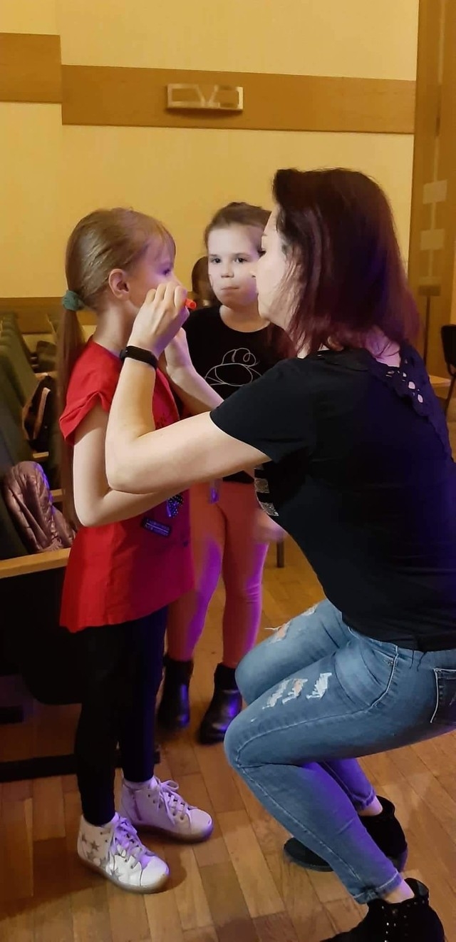 Przygotowania przed występem