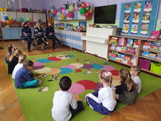 „Projekt Policja” w Przedszkolu Nr 3 z Oddziałami Integracyjnymi im. Żubra Pompika w Hajnówce