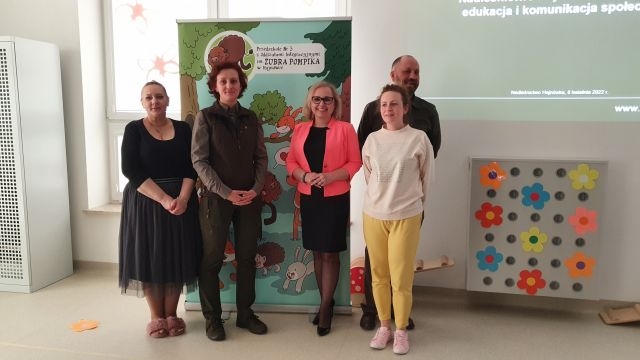 potkanie z gośćmi z Nadleśnictwa Hajnówka