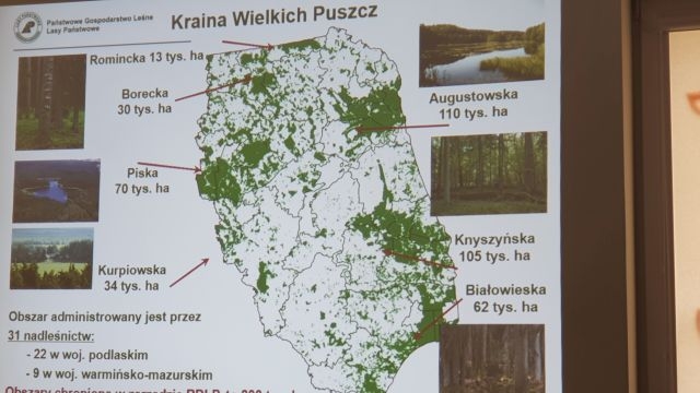 potkanie z gośćmi z Nadleśnictwa Hajnówka