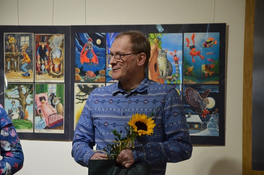 Wystawa ilustracji Jarosława Żukowskiego
