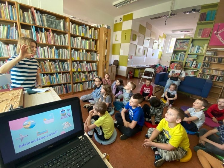 spotkanie z dziećmi w bibliotece