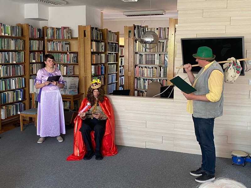 Wizyta partnerów z Włoch w Miejskiej Bibliotece Publicznej w Hajnówce