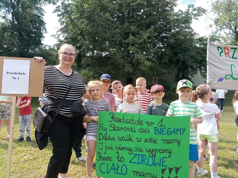 Skowronki biegną po zdrowie