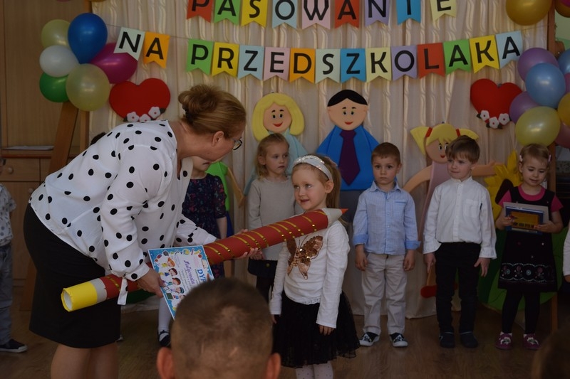 Pasowanie „Wróbelków” w Przedszkolu nr 1 w Hajnówce