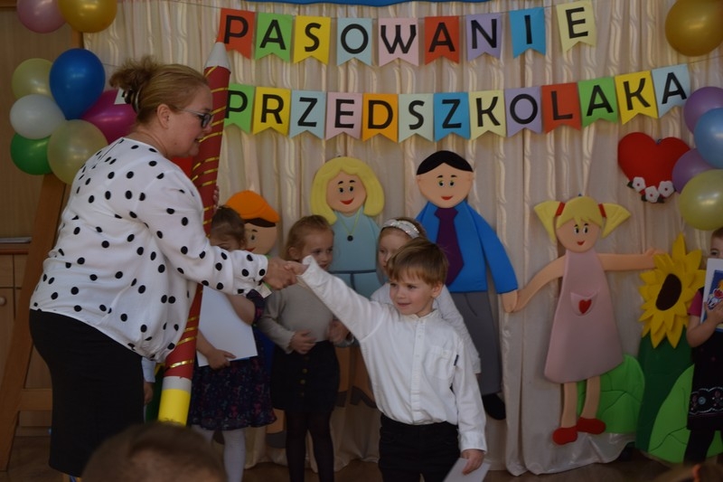 Pasowanie „Wróbelków” w Przedszkolu nr 1 w Hajnówce
