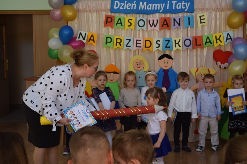 Pasowanie „Wróbelków” w Przedszkolu nr 1 w Hajnówce