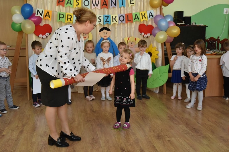 Pasowanie „Wróbelków” w Przedszkolu nr 1 w Hajnówce