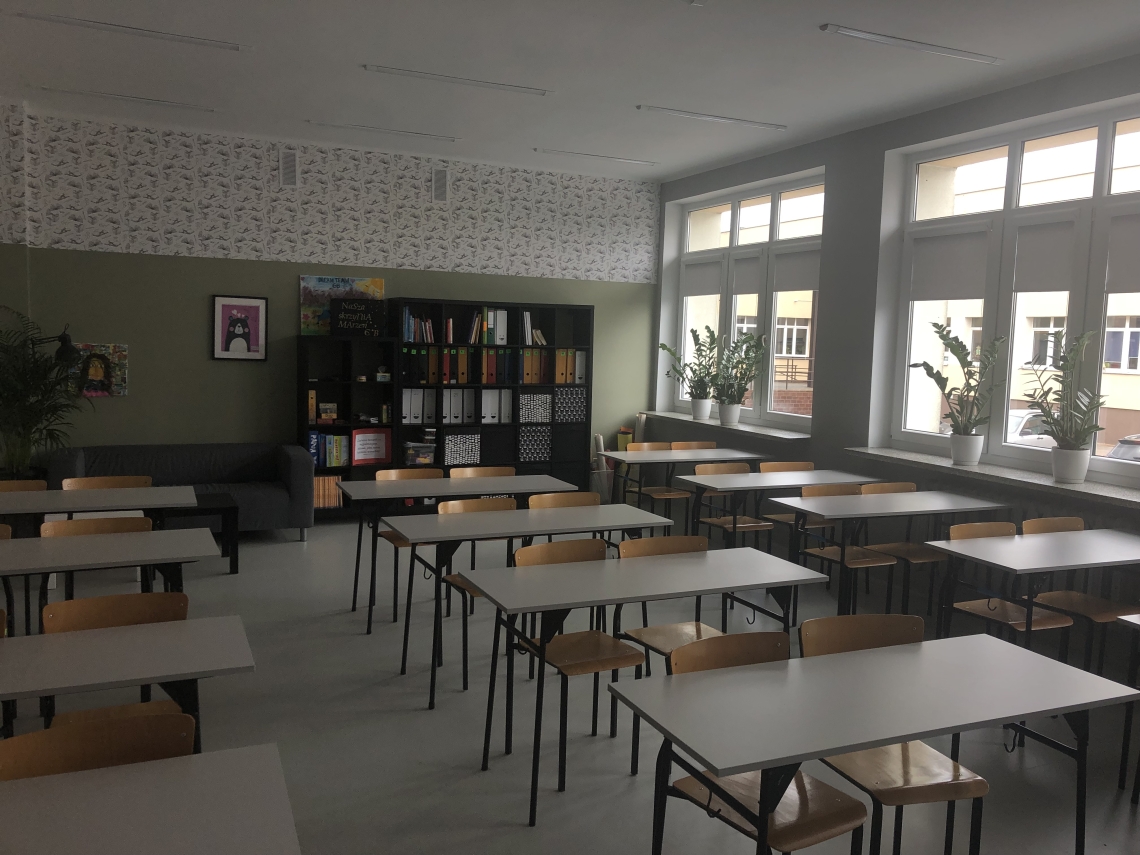 sala polonistyczna w szkole