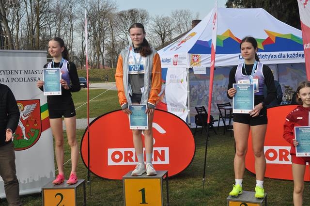 Monika na podium