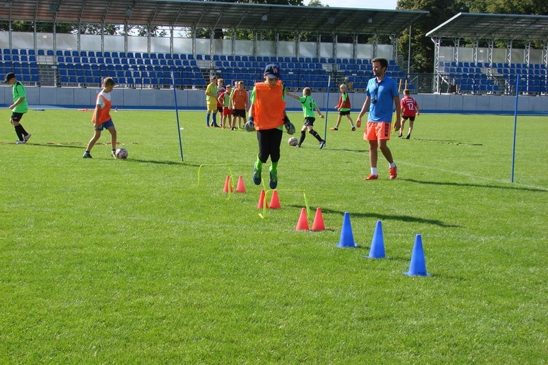 trening na boisku bocznym